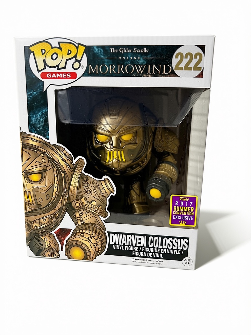 Funko Pop Elder Scrolls Online Morrowind Dwarven Colossus #222 2017